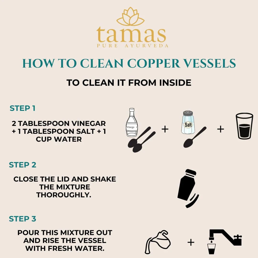 how to clean copper water bottle